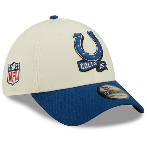 Indianapolis Colts Hat Men One Size Blue Stretch Fit Baseball Cap Football  NFL