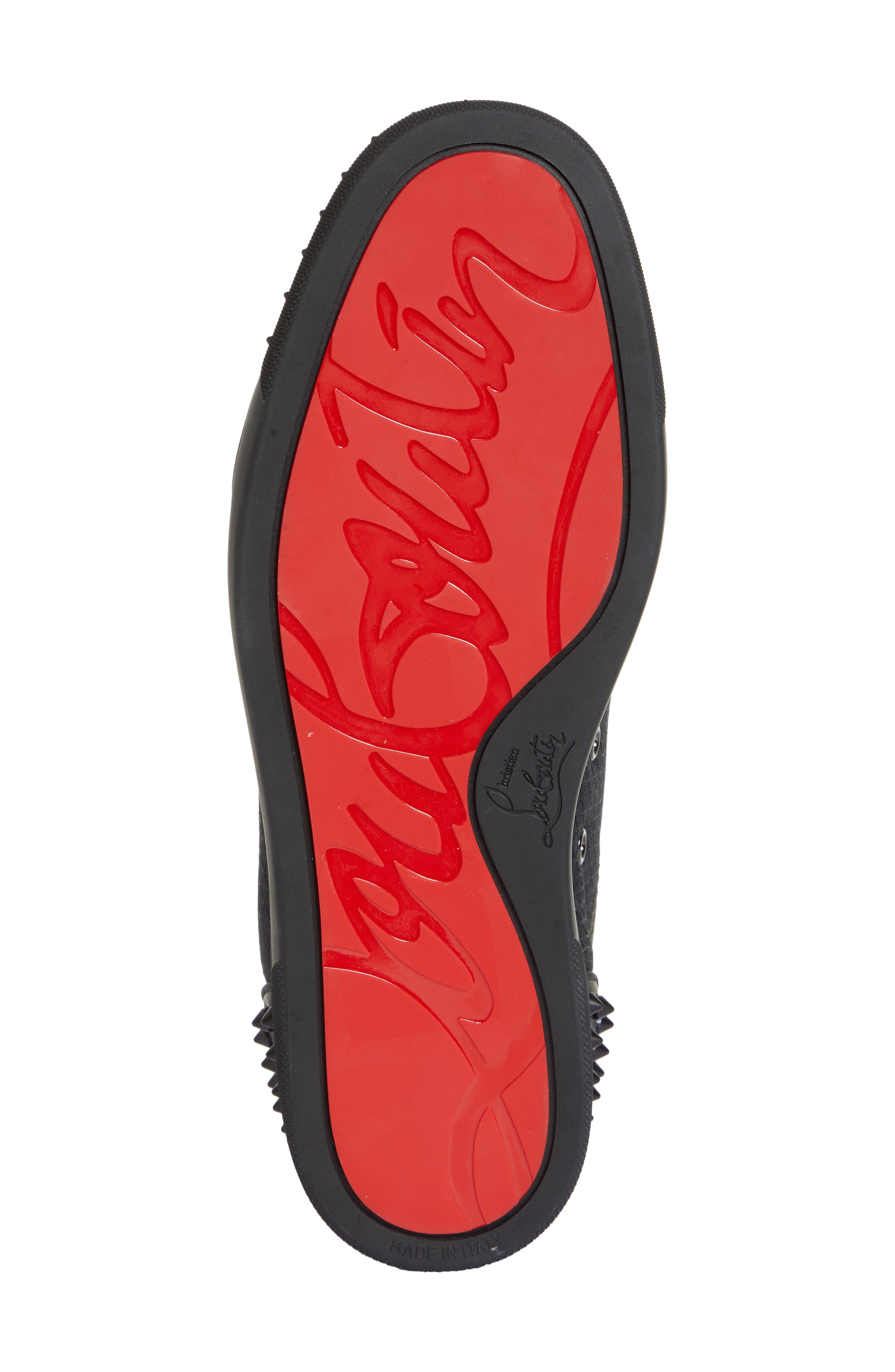 Christian Louboutin Seavaste Orlato Flat Sneaker in B446-Black