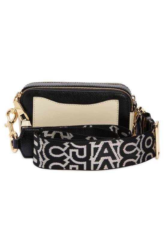 Shop Marc Jacobs The Snapshot Bag In Cloud White/ Multi