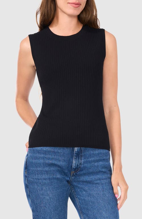 Shop Halogenr Halogen(r) Rib Sleeveless Sweater In Rich Black