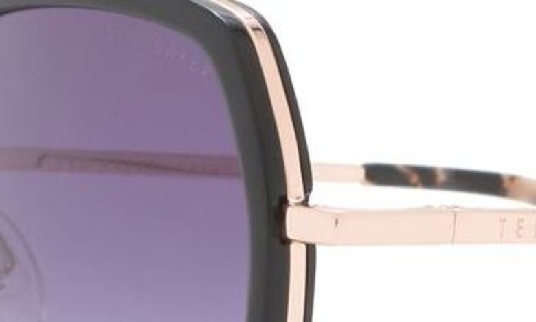 Ted Baker 56mm Square Sunglasses In Black