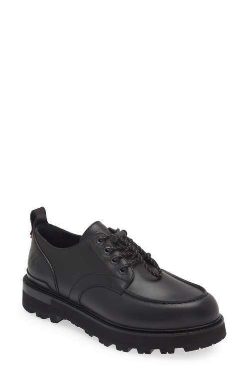 Moncler Peka City Water Repellent Derby in Black at Nordstrom, Size 10Us