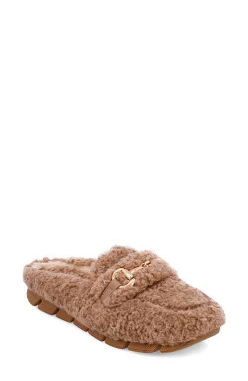 MIA MIA LIMITED EDITION COCOA FAUX SHEARLING SLIPPER 