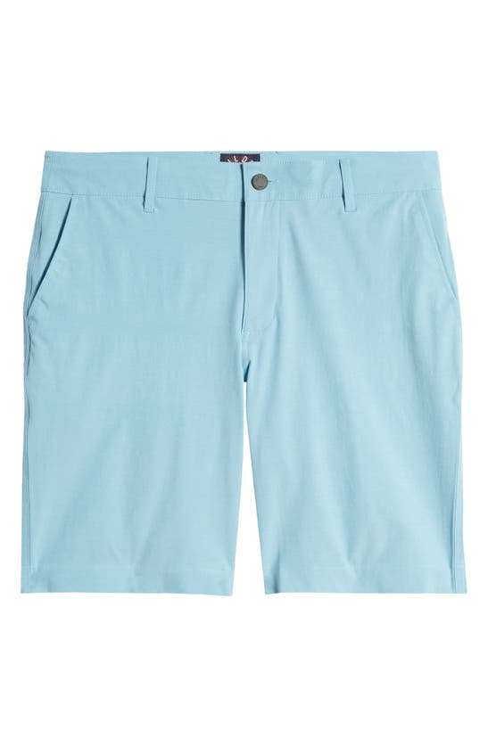 Shop Faherty Belt Loop All Day 9-inch Shorts In Turquoise Sky