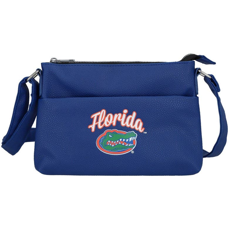 Foco Florida Gators Logo Script Crossbody Handbag In Royal