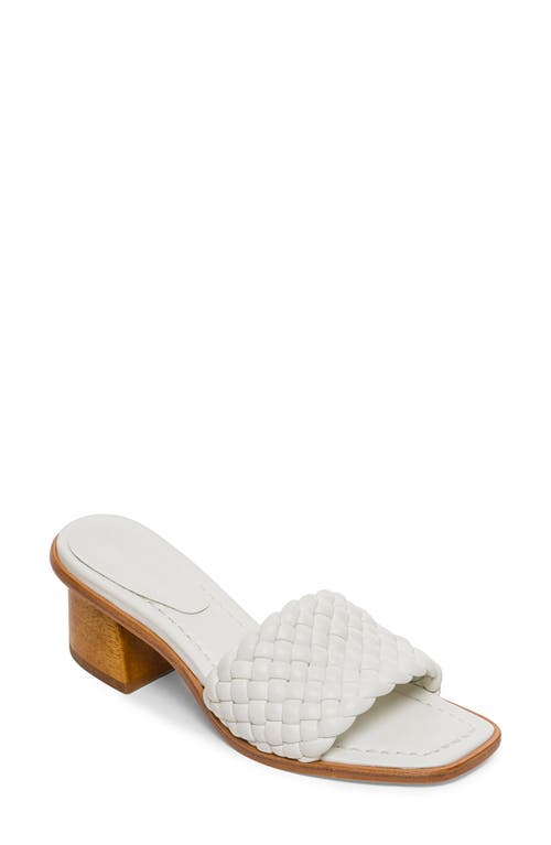BERNARDO FOOTWEAR Woven Slide Sandal in White