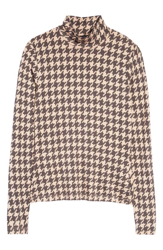 Sanctuary Slinky Mock Turtleneck Top In Java Hound