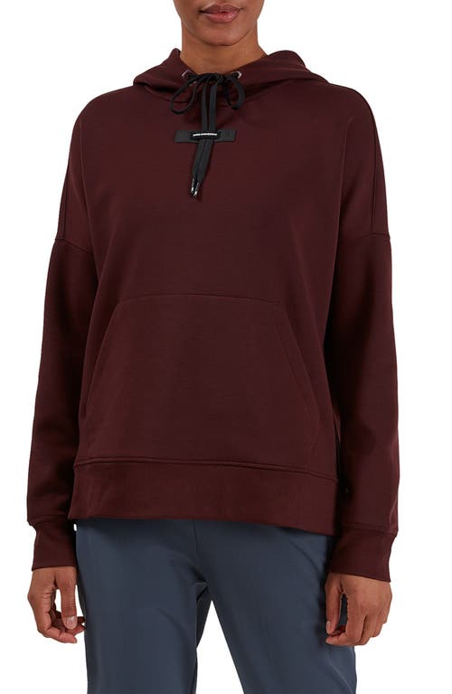 On Recycled Polyester Blend Hoodie in Mulberry