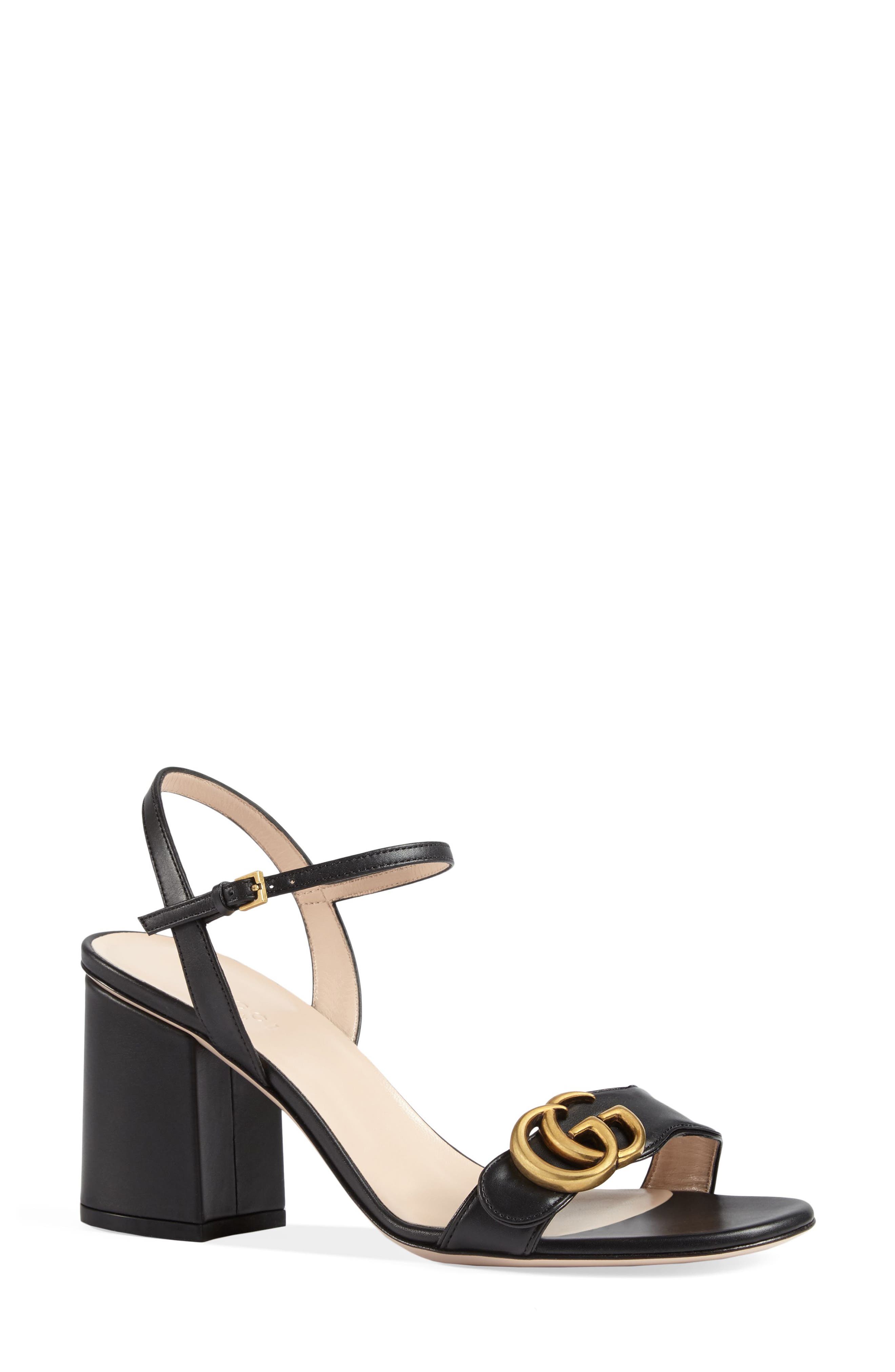 Gucci GG Quarter Strap Sandal (Women 