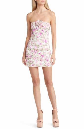 For Love Lemons Blake Floral Pointelle Stitch Minidress Nordstrom