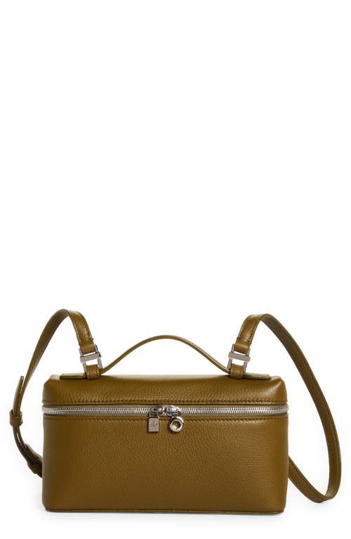 Loro Piana Leather Top Handle Bag In Tea Room