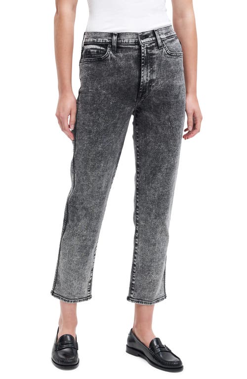 7 For All Mankind Straight Leg Crop Jeans in Lv Felix