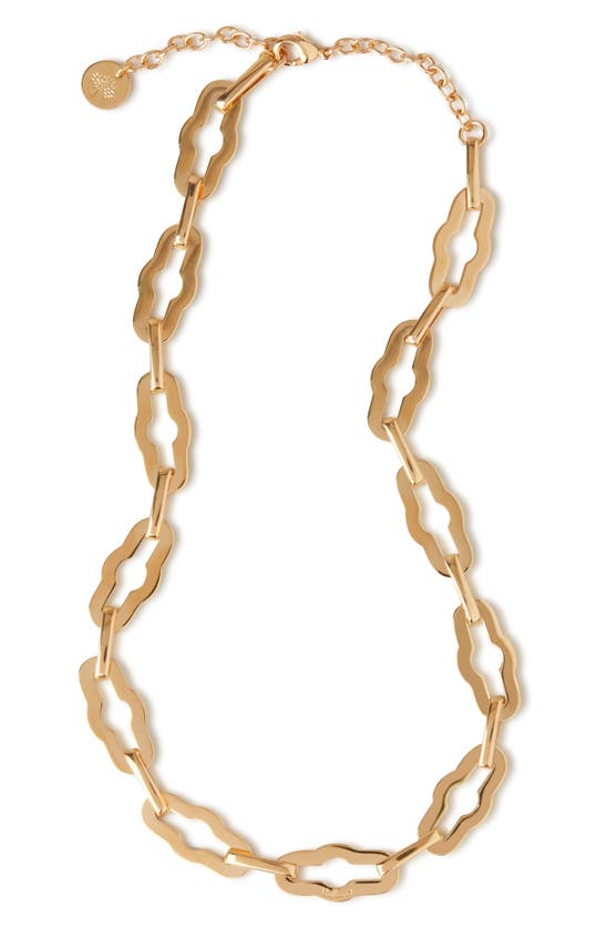 Shop Mulberry Pimlico Chain Necklace In Gold