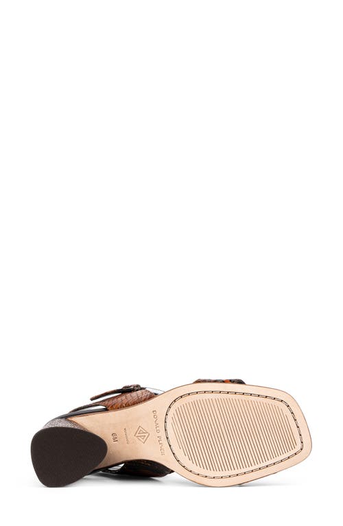 Shop Donald Pliner Erin Slingback T-strap Sandal In Chestnut