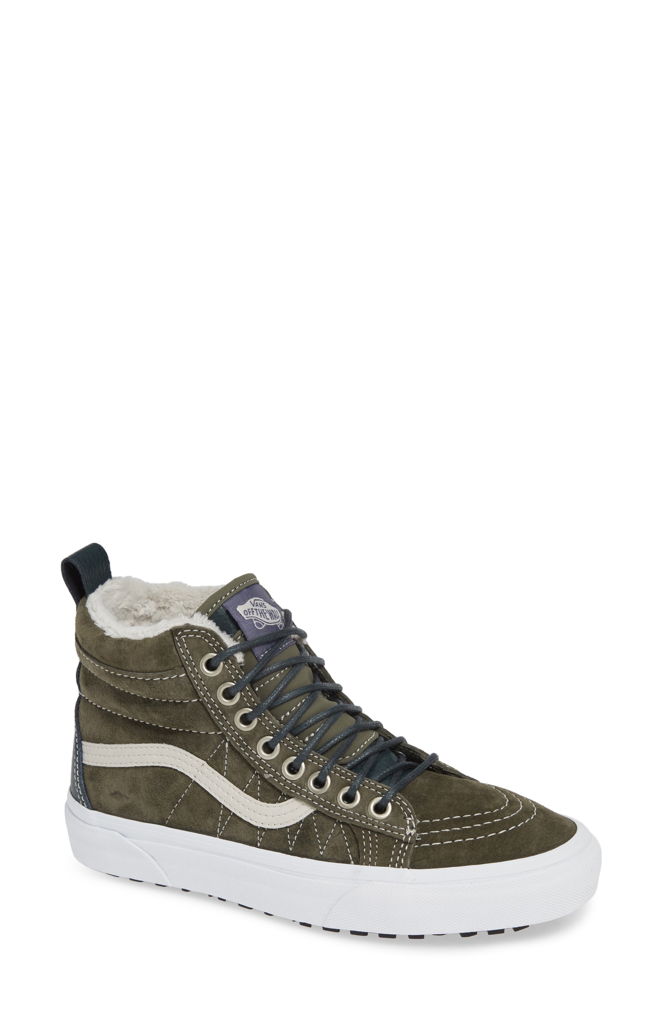 vans high top olive