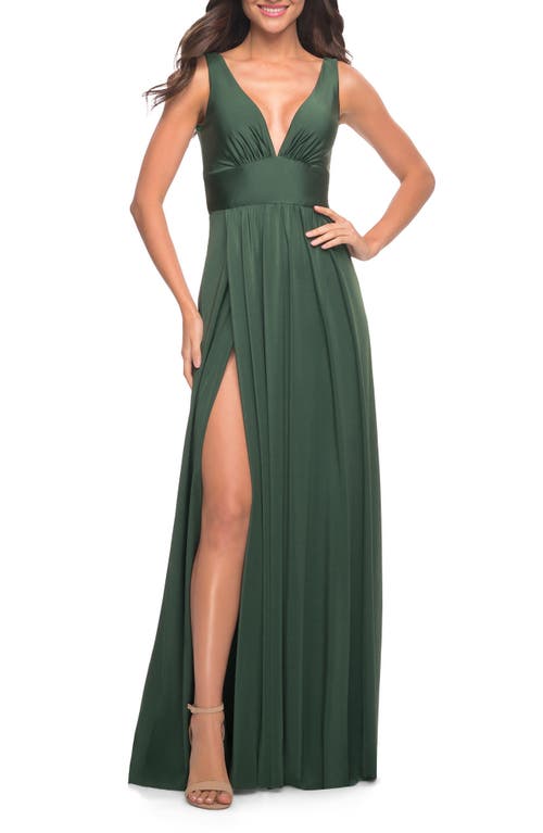 Simply Timeless Empire Waist Gown in Emerald
