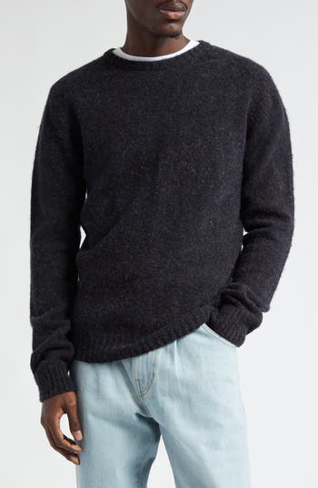 Shetland Wool Crewneck Sweater