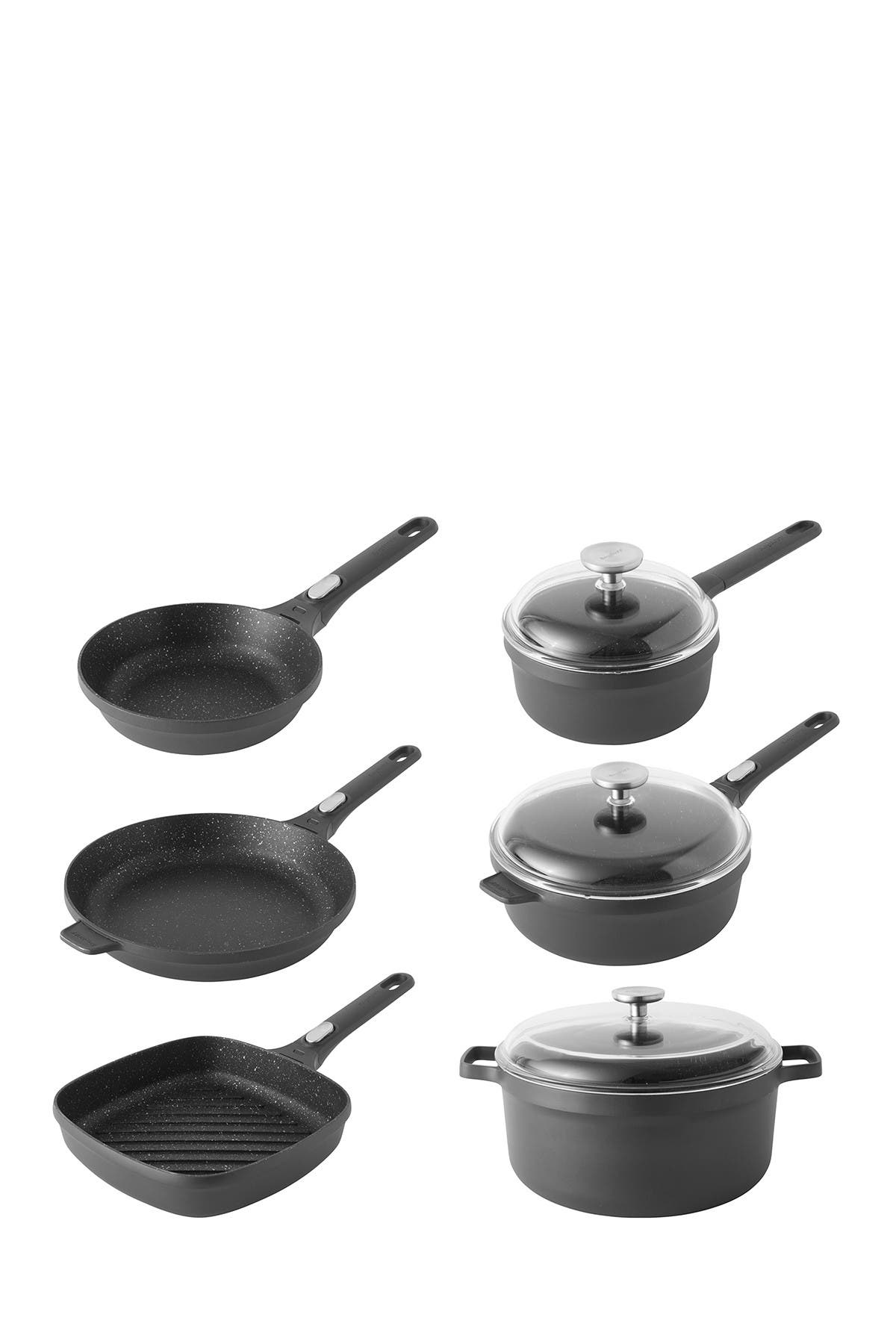 Berghoff Black Gem 9-piece Cookware Set