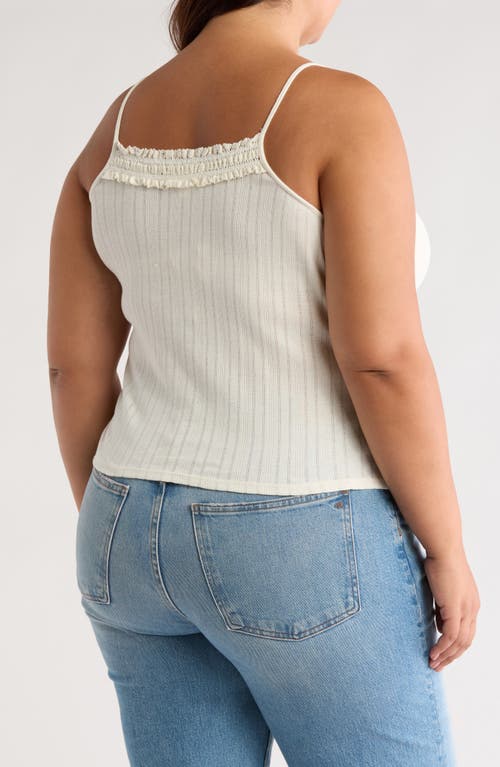Joie Clover Cotton Camisole In Porcelain