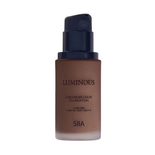 Siia Cosmetics Luminous Longwear Liquid Foundation In Espresso