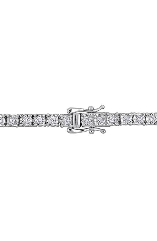Created Forever Lab Grown Diamond Tennis Bracelet In Silver