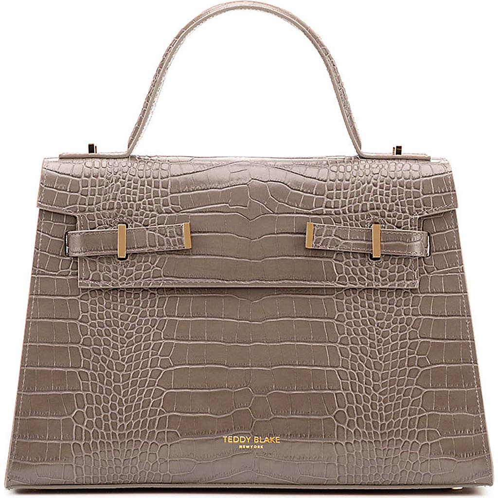 Teddy Blake Ava Croco Gold 14" In Beige