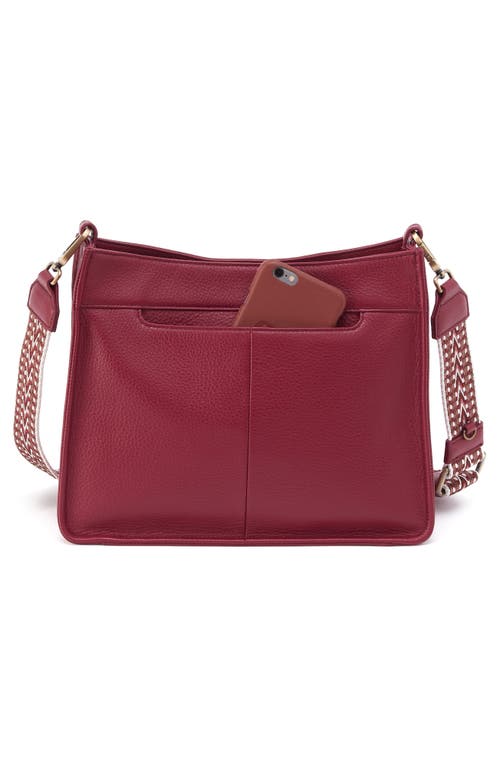 Shop Hobo Cass Leather Crossbody Bag In Wine