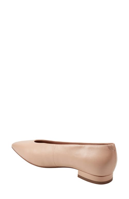 Shop Marc Fisher Ltd Gunner Pointed Toe Flat In Light Natural