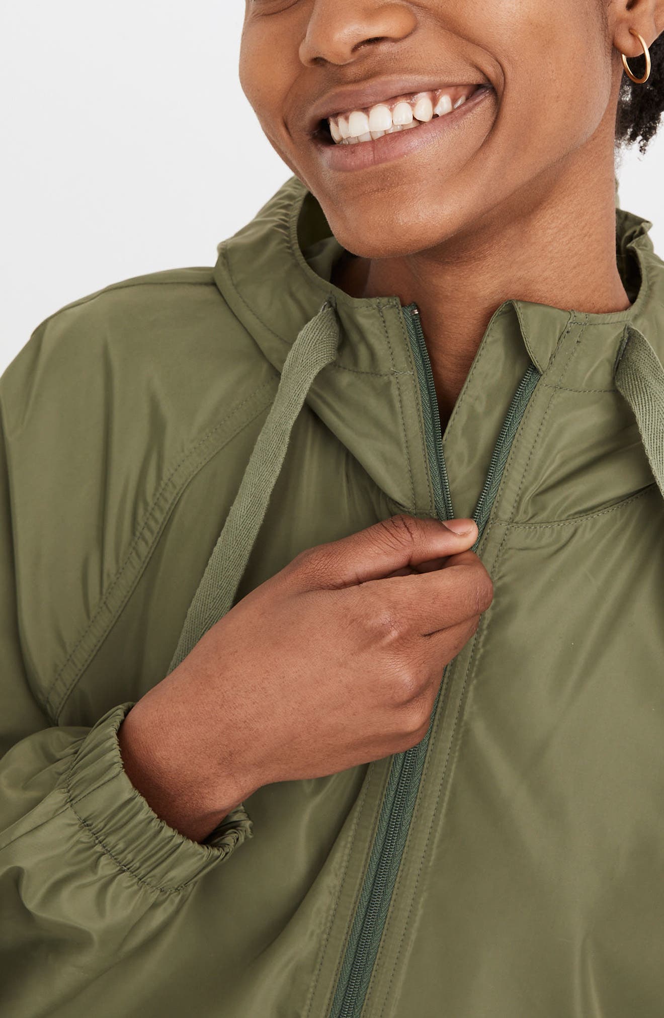 popover rain jacket