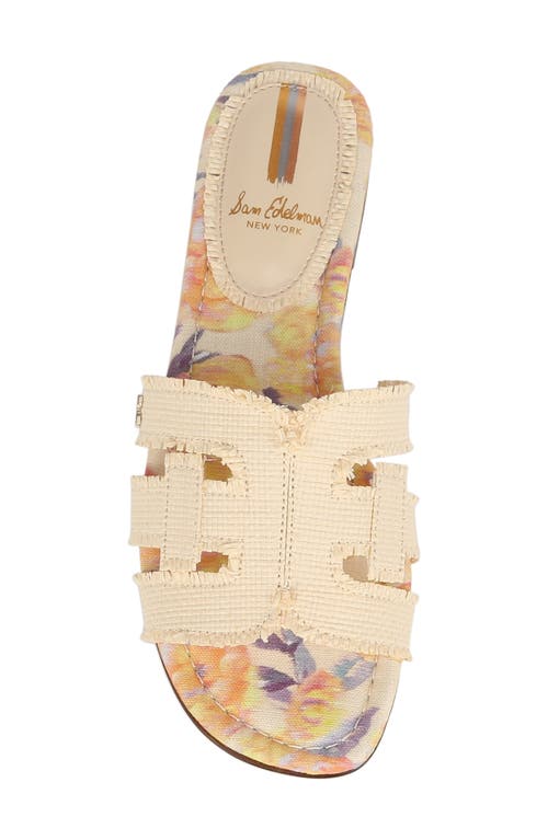 Sam Edelman Bay Fray Slide Sandal In Wheat