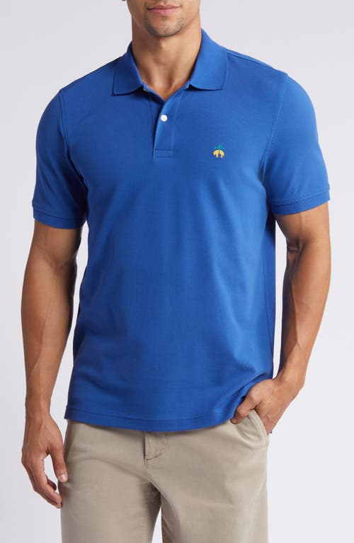 Brooks Brothers Supima® Cotton Golf Polo In Blue Quartz