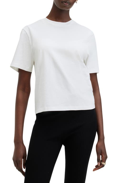 Shop Allsaints Holli Crewneck T-shirt In Optic White