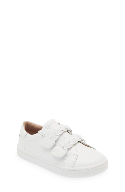 Old Soles Kids' Plats Sneaker In Nacardo Blanco/white Sole
