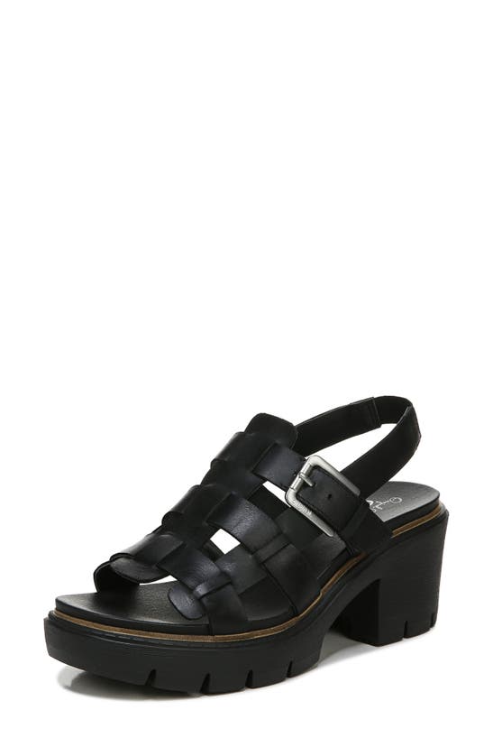 Dr. Scholl's Afterglow Platform Slingback Sandal In Black | ModeSens