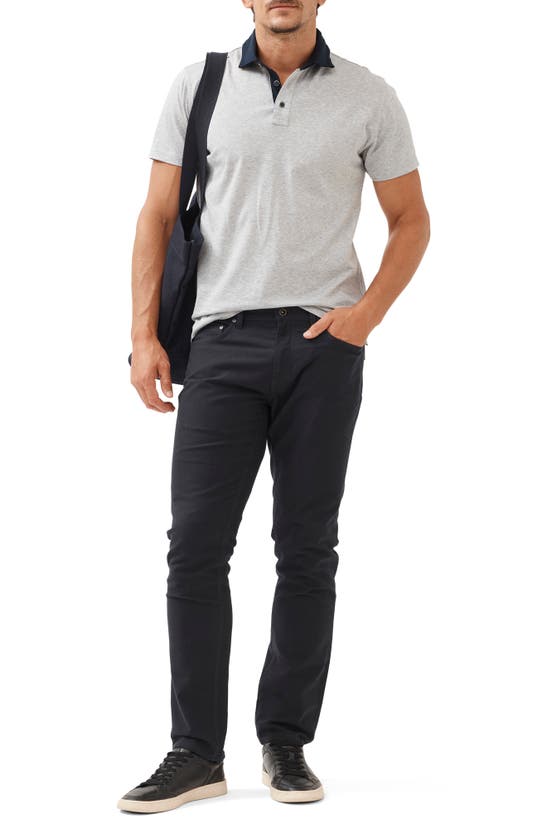 Rodd & Gunn Stanley Sports Fit Dot Short Sleeve Polo In Smoke