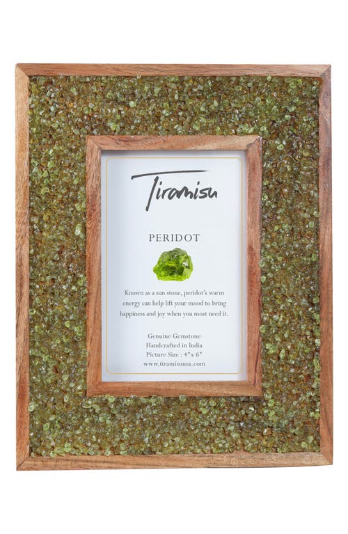 Tiramisu Gemstone Picture Frame In Lime