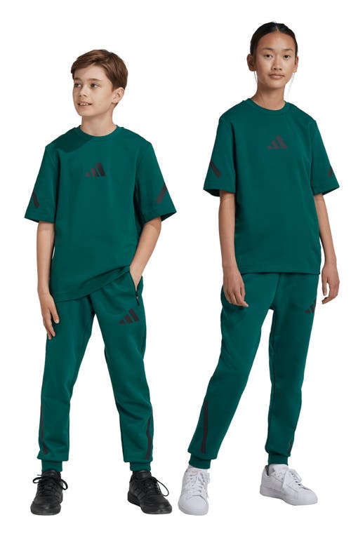 Shop Adidas Originals Adidas Kids' Z.n.e. Joggers In Collegiate Green/black