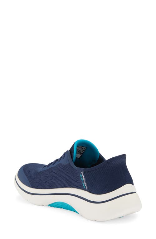 Shop Skechers Go Walk Arch Fit 2.0 In Navy/aqua