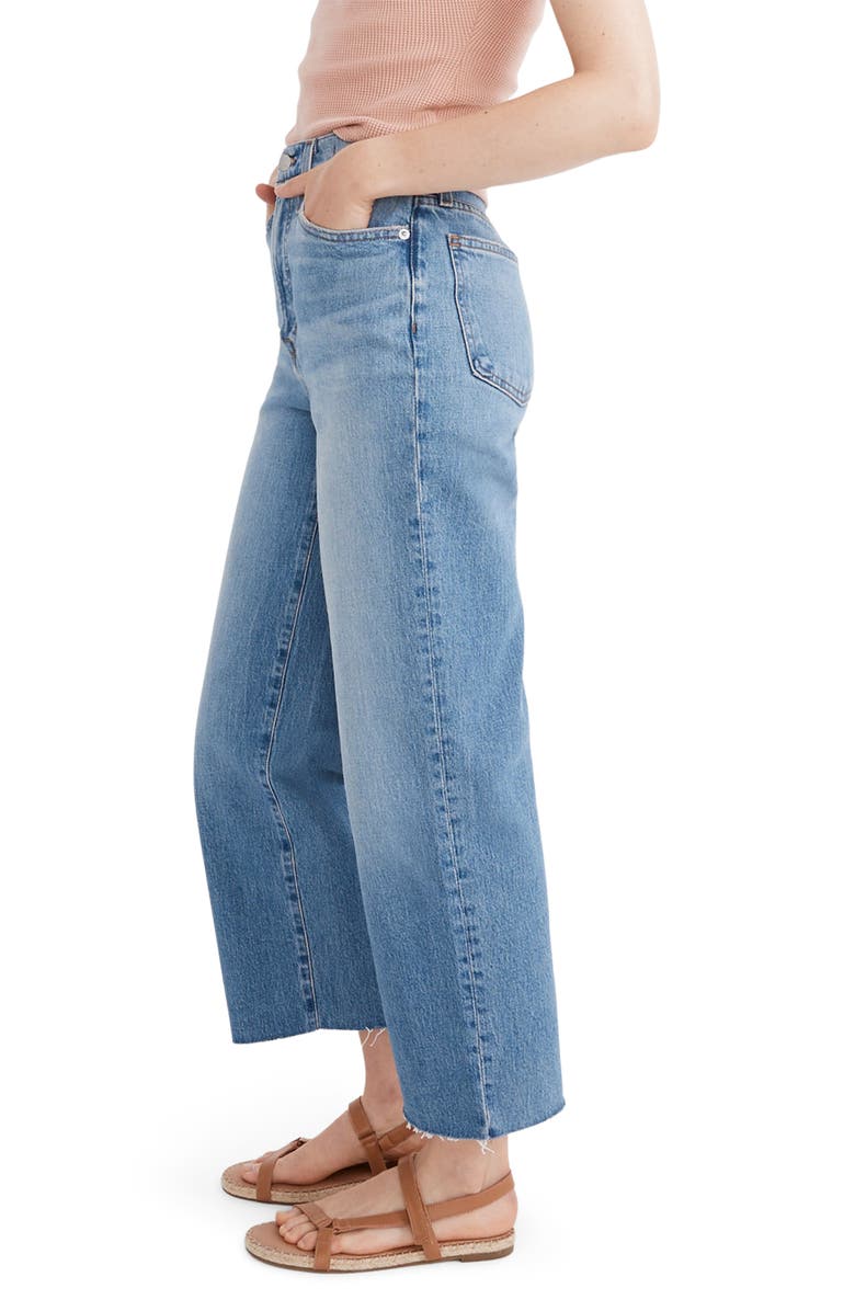 Madewell The Perfect Vintage Wide Leg Crop Jeans Nordstrom