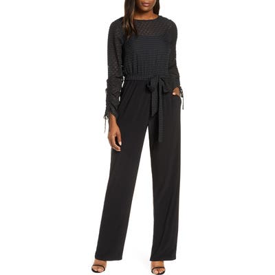 Julia Jordan Polka Dot Jumpsuit, Blue