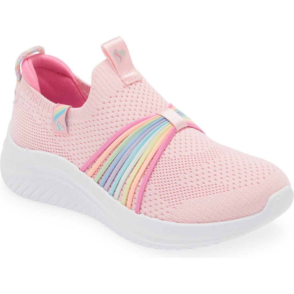 Skechers Ultra Flex 3.0 Slip-on Sneaker In Pink/multi