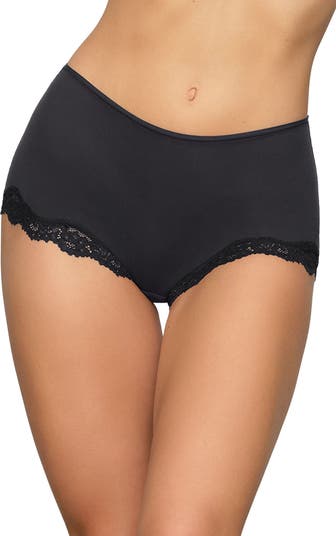 SKIMS Fits Everybody lace-trimmed stretch thong - Marble