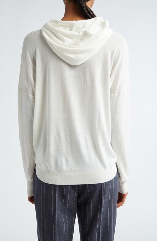 ELEVENTY ELEVENTY MERINO WOOL HOODED SWEATER 