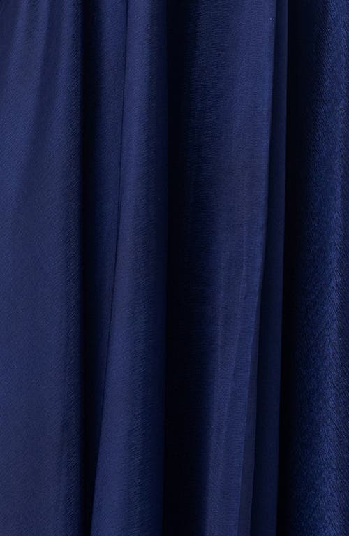Xscape Evenings Off The Shoulder Organza Gown In Navy