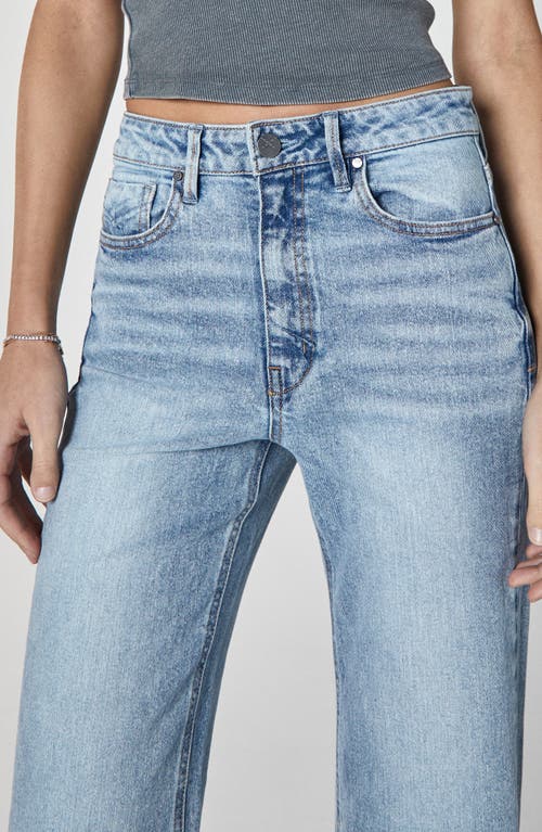Unpublished Jolene Peace Wide Leg Jeans In Light Blue