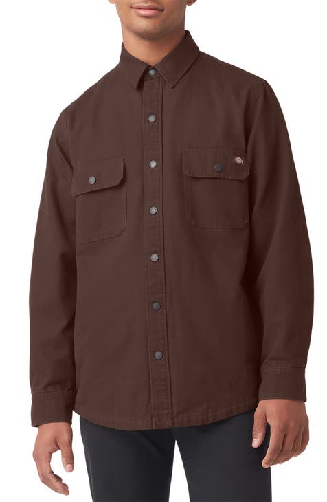 Duck Flannel Lined Button-Up Shirt