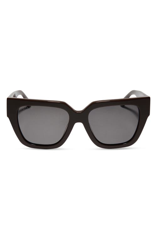 Shop Diff Remi Ii 53mm Polarized Square Sunglasses In Truffle/grey