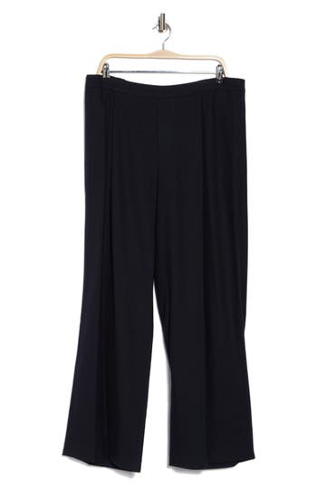 Vince Flannel Easy Pull-on Pants In Coastal Blue