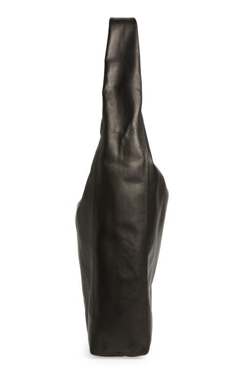 RICK OWENS RICK OWENS CERBERUS LEATHER HOBO BAG