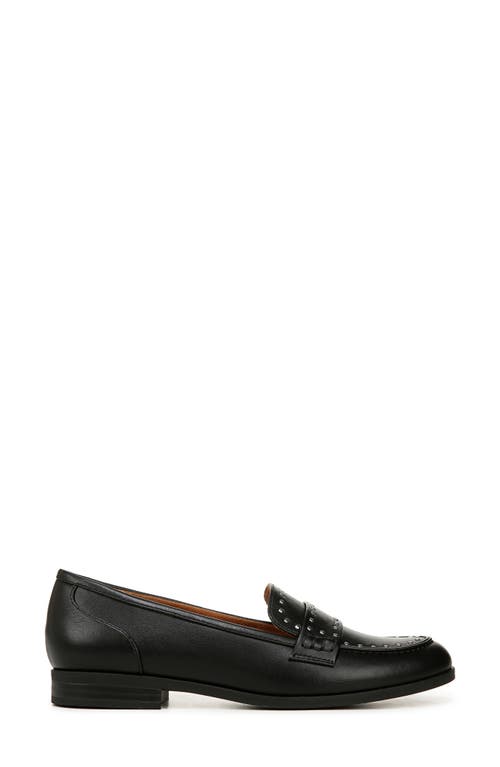 Shop Naturalizer Milo Stud Loafer In Black Faux Leather